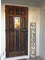 Rustic Sign - Vertical Welcome Sign
